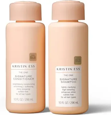 2. Kristin Ess Hydrating Signature Sulfate Free Salon Shampoo and Conditioner Set for Moisture