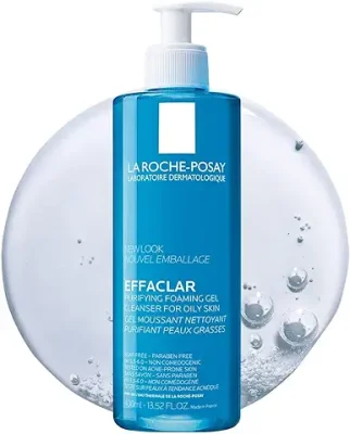4. La Roche-Posay Effaclar Purifying Foaming Gel Cleanser for Oily Skin
