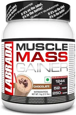 2. Labrada Muscle Mass Gainer Powder