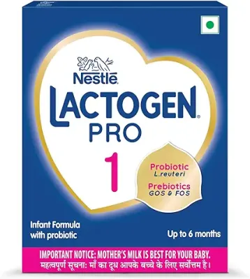 1. Lactogen Nestle 1 Infant Formula Powder - Upto 6 Months, Stage 1, 400G Bag-In-Box Pack
