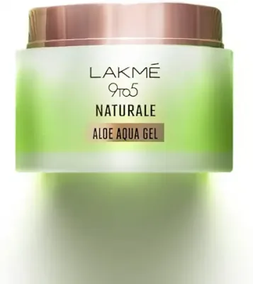 7. LAKMÉ 9 To 5 Naturale Aloe Aqua Hydrating Face Gel 50 G, With 100% Natural Aloe Vera, Lightweight Cooling Moisturizer - Moisturizes & Brightens Skin
