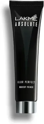 6. Lakme Absolute Blur Perfect Matte Face Primer, Makeup Primer for Poreless, Smooth & Long Lasting Makeup - Waterproof Brightening Makeup Base, 30 ml
