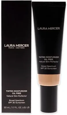 7. Laura Mercier Women's Oil Free Tinted Moisturizer SPF 20, 2N1 Nude, Tan, 1.7 oz/ 50 mL