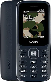 12. Lava A1 Josh with BOL Keypad Mobile, Bolne wala Phone, Message Speak, Caller Speak, Number Speak, 1000mAh Battery Blue Silver
