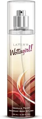 7. Layer'r Wottagirl Vanilla Twist Body Splash For Women, 135ml