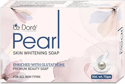 12. Le Dore Pearl Skin Whitening Soap With Glutathione