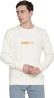 15. Levi's Men's Cotton Crew Neck Sweatshirt