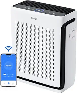 9. LEVOIT Air Purifiers for Home Large Room Bedroom Up to 1110 Ft² with Air Quality and Light Sensors