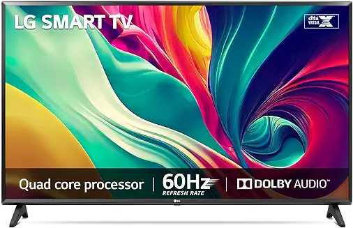 3. LG 80 cm (32 inches) HD Ready Smart LED TV 32LM563BPTC (Dark Iron Gray)