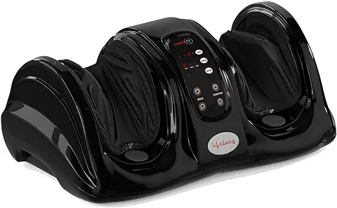 10. Lifelong Corded Electric LLM756 Foot Massager for Foot Pain, Perfect for Home Use & Pain Relief at Home with 4 Automatic Programs and 3 Custom Massage Modes (1 Year Warranty, Black)
