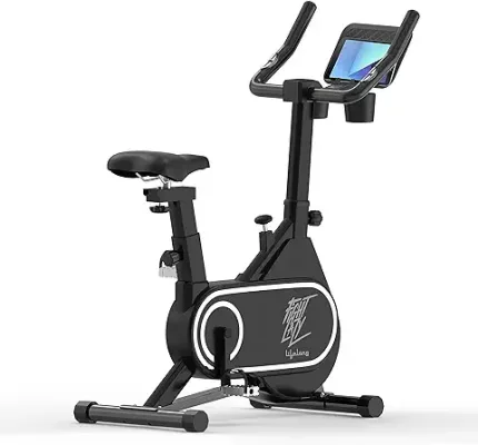 Lifelong Fit Pro Spin Fitness Bike with 6Kg Flywheel, Adjustable Resistance & Heart Rate Sensor for Fitness at Home Workouts (Max Weight Capacity: 100 kg) - Free Home Installation (LLSBB50, Black)