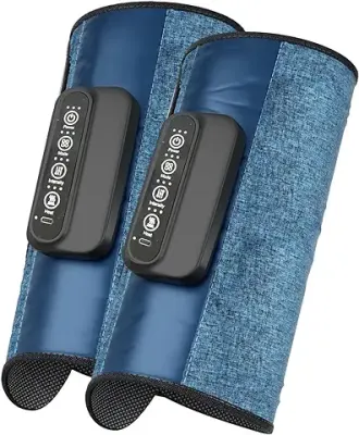 15. Lifelong Wireless Air Pressure Leg & Arms Massager - Hot Calf Massage - Shiatsu - Heating & Auto Shut-Off (Blue)