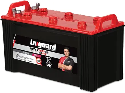 12. Livguard IT 1348ST Short Tubular Battery |135 Ah | Long Life | 48 Months Warranty | Reliable Backup for Homes and Offices | Free Installation