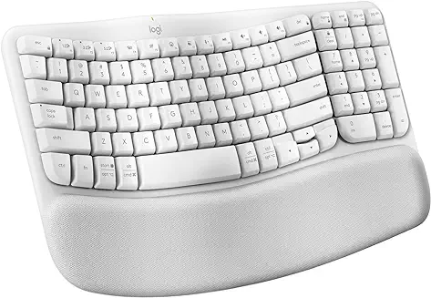 11. Logitech Wave Keys Wireless Ergonomic Keyboard