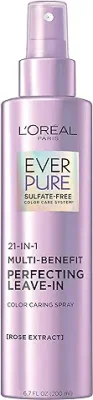 11. L'Oréal Paris 21-in-1 Leave In Conditioner Spray, Sulfate Free, Vegan, EverPure 6.8 fl oz