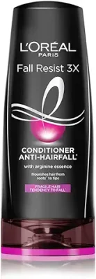 12. L'Oreal Paris Anti-Hair Fall Conditioner, Reinforcing & Nourishing for Hair Growth, For Thinning & Hair Loss, With Arginine Essence and Salicylic Acid, Fall Resist 3X, 192.5 ML