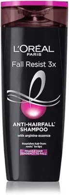 10. L'Oreal Paris Anti-Hair Fall Shampoo, Reinforcing & Nourishing for Hair Growth, For Thinning & Hair Loss, With Arginine Essence and Salicylic Acid, Fall Resist 3X, 340ml