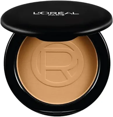 10. L'Oréal Paris High Coverage Compact Powder, Matte-Finish, Lightweight & Blendable, Compact Face Makeup, With SPF 32 & PA +++, Infallbile 24h Oil Killer, 250 Radiant Sand, 6g