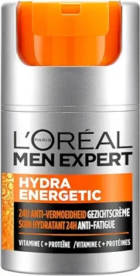 14. L'Oreal Paris Men Expert Hydra Energetic Daily Anti-Fatigue Moisturizing Lotion, 1.6 Ounce