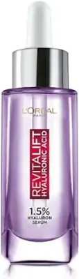 12. L'Oreal Paris Revitalift Hyaluronic Acid Lightweight Face Serum For Hydrated, Youthful Skin (Fragrance & Paraben Free), 30ml