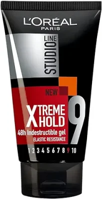 4. L'Oreal Paris Studio Line 9 Xtreme Hold 48HR Indestructable Gel, 150ml