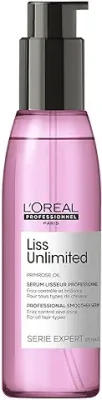14. L'OREAL PROFESSIONNEL PARIS Serie Expert Liss Unlimited Blow Dry Serum 125 Ml, For Frizz-Free Hair