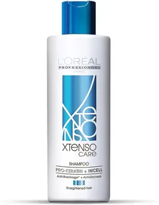 3. L'OREAL PROFESSIONNEL PARIS Xtenso Care Shampoo For Straightened Hair, 250 ML |Shampoo for Starightened Hair|Shampoo with Pro Keratin & Incell Technology