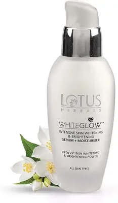 7. Lotus Herbals White Glow Intensive Skin Serum+ Moisturiser, 30ml