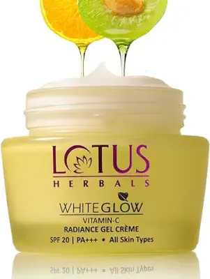 10. Lotus Herbals Whiteglow Vitamin-C Radiance Gel Crème