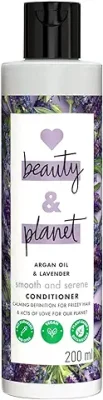 13. Love Beauty & Planet Argan Oil and Lavender Conditioner for Dry & Frizzy hair| Paraben Free , 200ml