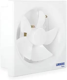 4. Luminous Vento Deluxe 150 mm Exhaust Fan For Kitchen, Bathroom with Strong Air Suction, Rust Proof Body and Dust Protection Shutters (White)