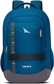 11. Lunar's Bingo - 48 L Laptop Office/School/Travel/Business Backpack Water Resistant - Fits Up to 15.6 Inch Laptop Notebook with 1 Year Warranty