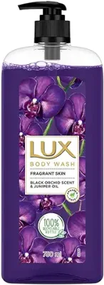 9. Lux Body Wash Fragrant Skin Black Orchid Scent & Juniper Oil SuperSaver XL Pump Bottle with Long Lasting Fragrance
