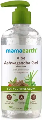 14. Mamaearth Aloe Ashwagandha Gel, for face, with Aloe Vera & Ashwagandha for a Youthful Glow - 300 ml