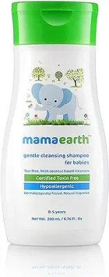10. Mamaearth Gentle Cleansing Shampoo for Babies (200 ml)