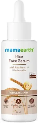 11. Mamaearth Rice Face Serum for Glowing Skin With Rice Water & Niacinamide for Glass Skin - 30 ml