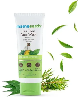 3. Mamaearth Tea Tree Natural Face Wash for Acne