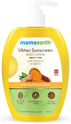 5. Mamaearth Ubtan Sunscreen Body Lotion