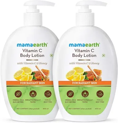 5. Mamaearth Vitamin C Body Lotion For Women And Men