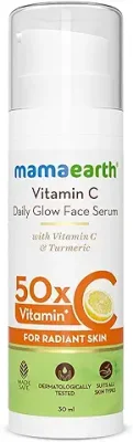 2. Mamaearth Vitamin C Daily Glow Face Serum