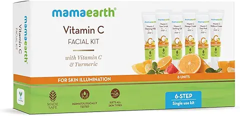 9. Mamaearth Vitamin C Facial Kit with Vitamin C & Turmeric for Skin Illumination - 60 g