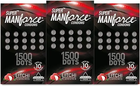 6. Manforce More Long Lasting Extra Dotted Condoms