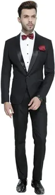 13. MANQ Men's Slim Fit Tuxedo Suit