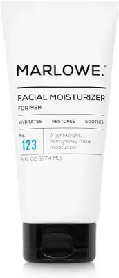 2. MARLOWE. No. 123 Men's Facial Moisturizer 6 oz | Lightweight Daily Face Lotion for Men | Includes Natural Extracts to Hydrate, Soothe & Restore