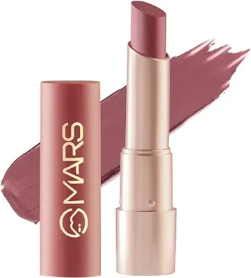 5. MARS Creamy Matte Long Lasting Lipstick for Women | Creamy Lipstick | Single Swipe Application | Smooth & Light Weight (3.2 gm) (02-Zesty Zumba)