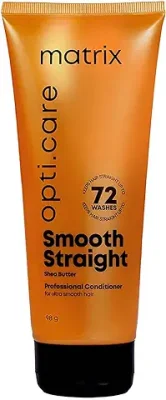 14. Matrix Opti.Care Professional Conditioner for Salon Smooth Straight Hair | Control Frizzy Hair for up to 4 Days | With Shea Butter | No Added Parabens | (98 g)