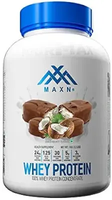 7. MAXN Whey Protein Concentrate / Isolate - Flavoured Powder for Muscle Growth (Bounty, 1 kg)