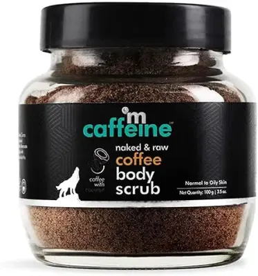 1. mCaffeine Exfoliating Coffee Body Scrub for Tan Removal & Soft-Smooth Skin