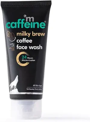 5. mCaffeine Milk & Coffee Face Wash for Dry Skin