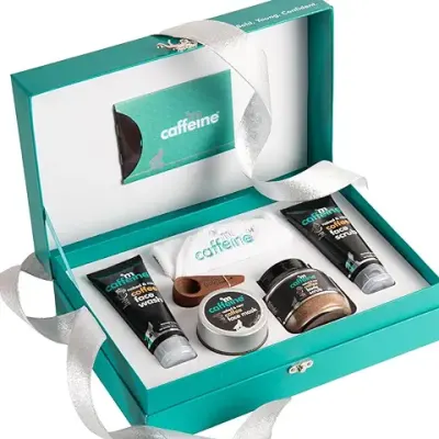 9. mcaffeine Special Mood Gift Set With Complete Coffee Skin Care Package